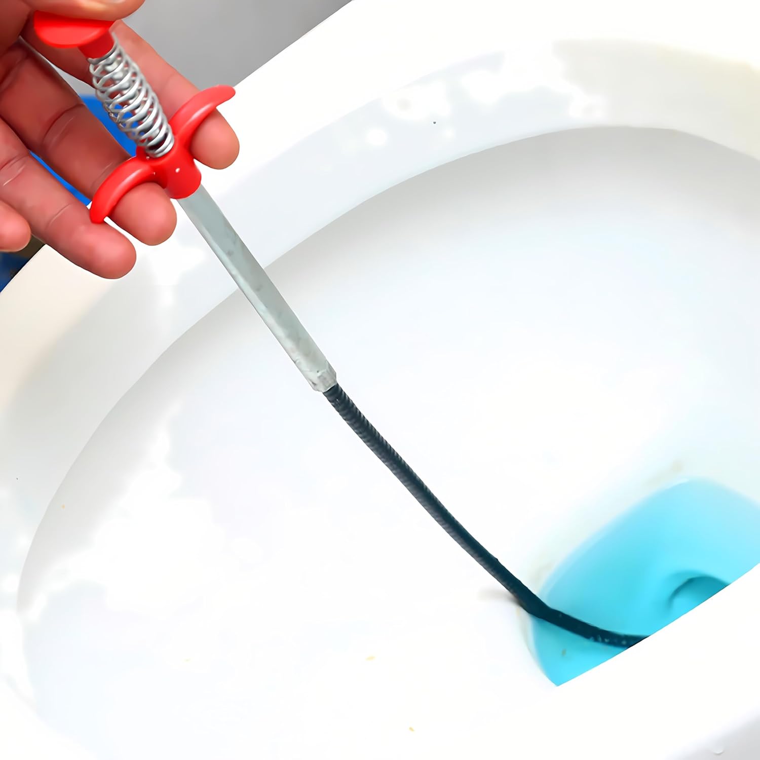 DrainWorx Drain Clog Remover – Heavy-Duty Drain Opener for Gutters and Patio Drains
