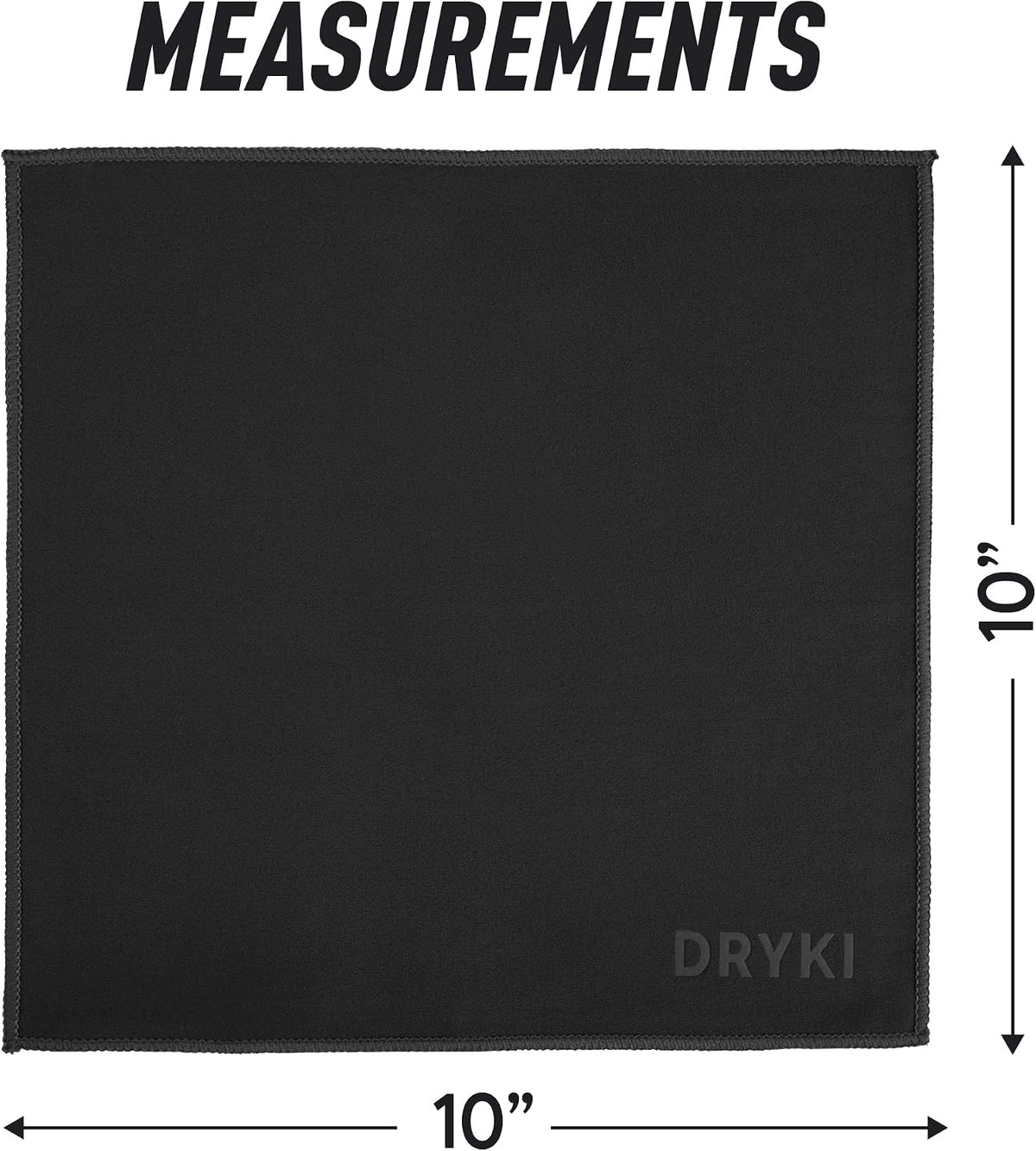 DRYKI Pocket-Sized Sweat Towels - Neutral-Toned Multi-Cloth in Dark Grey, White, and Coastal Blue