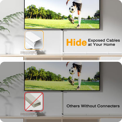dual installation options: self-adhesive backing or screw-in mounting