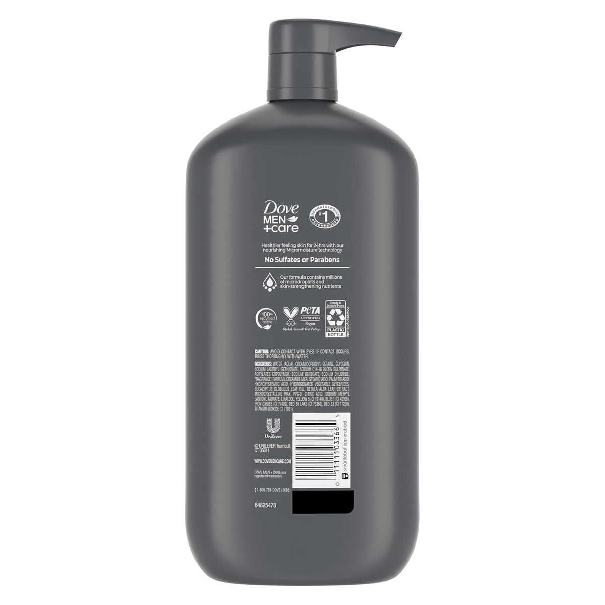 dual-purpose 2-in-1 face and body wash in a single gel formula