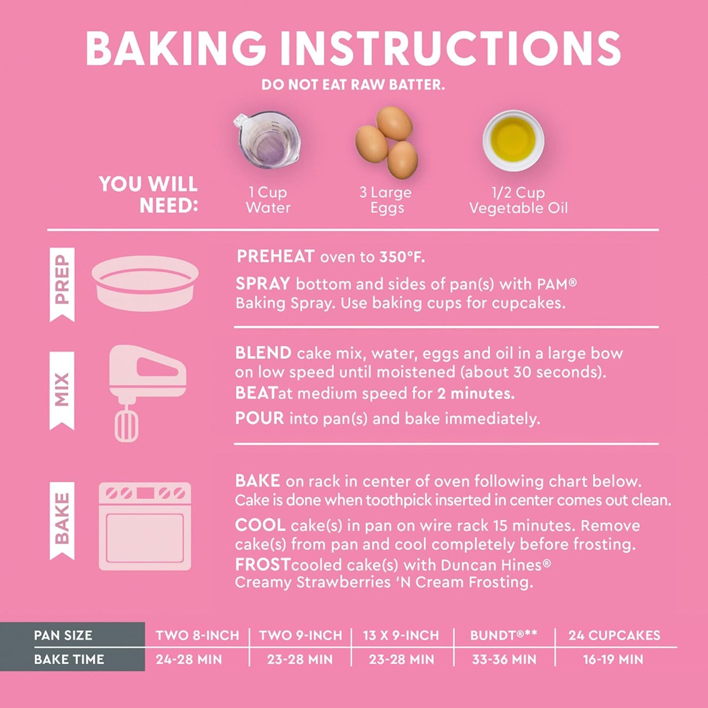 Duncan Hines Signature Strawberry Cake Mix, 16.5 oz – Stress-Free Birthday Baking for Busy Parents