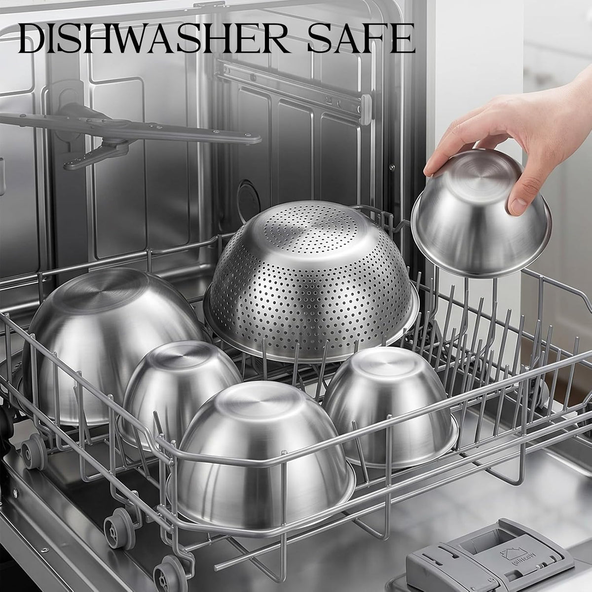 DUTZUN Premium Stainless Bowl Set – Polished Finish That Doubles as a Serving Piece at the Table
