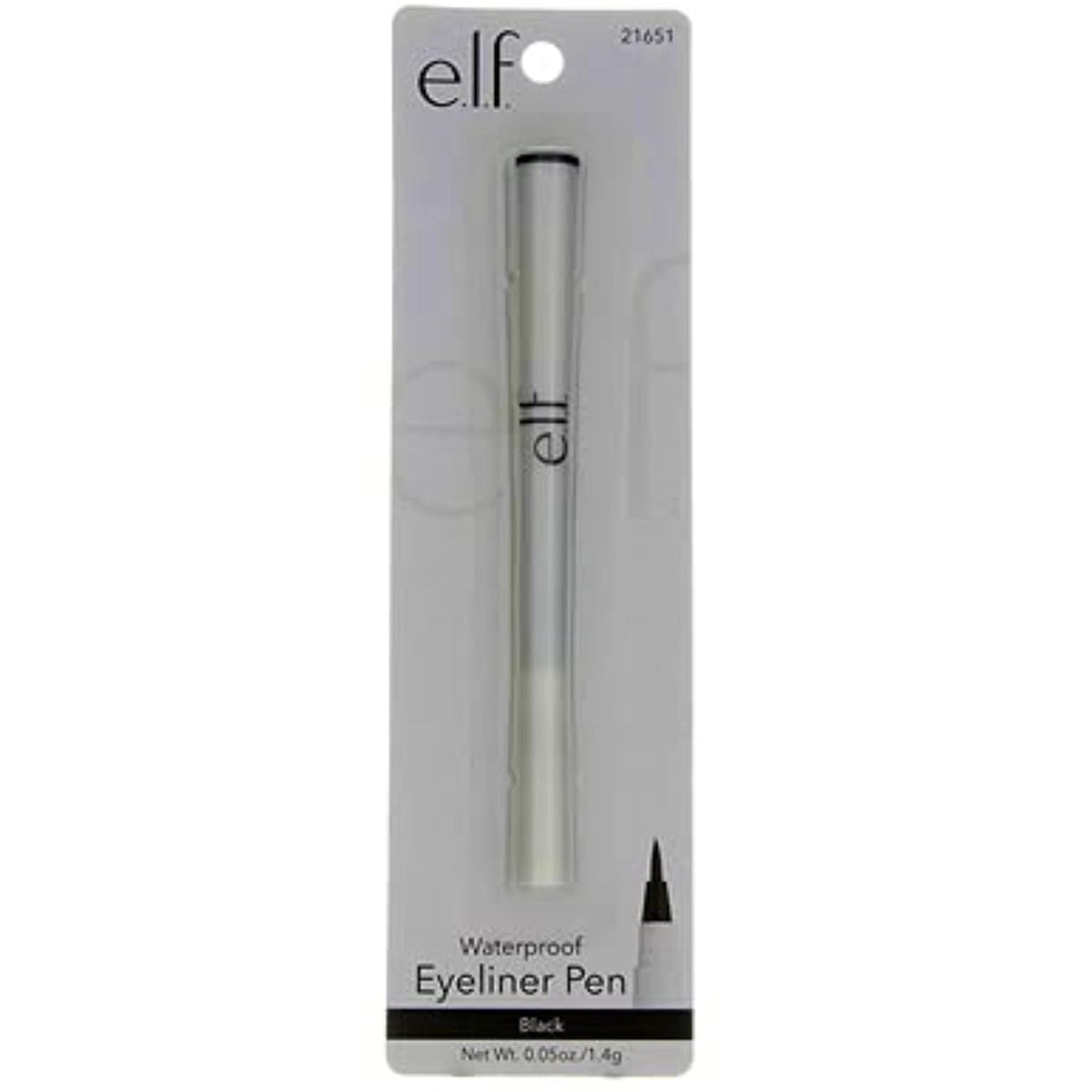 e.l.f. Gentle Liquid Eyeliner Pen for a Wind-Down Evening Pampering Session, Black Felt Tip