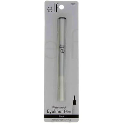 e.l.f. Gentle Liquid Eyeliner Pen for a Wind-Down Evening Pampering Session, Black Felt Tip