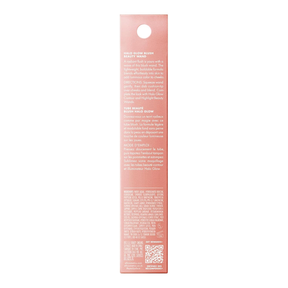 e.l.f. Halo Glow Blush Beauty Wand – Intentional Vanity Essential for Buildable, Effortless Color