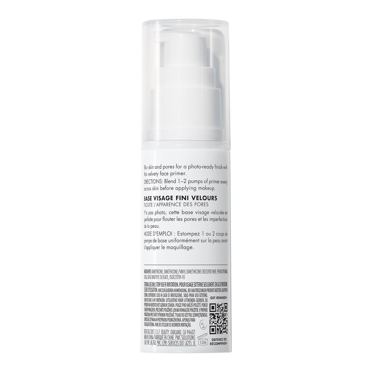 e.l.f. Mineral Infused Face Primer – Desk-to-Dinner Stay-Fresh Primer, All-Day Matte Base for Productive Professionals