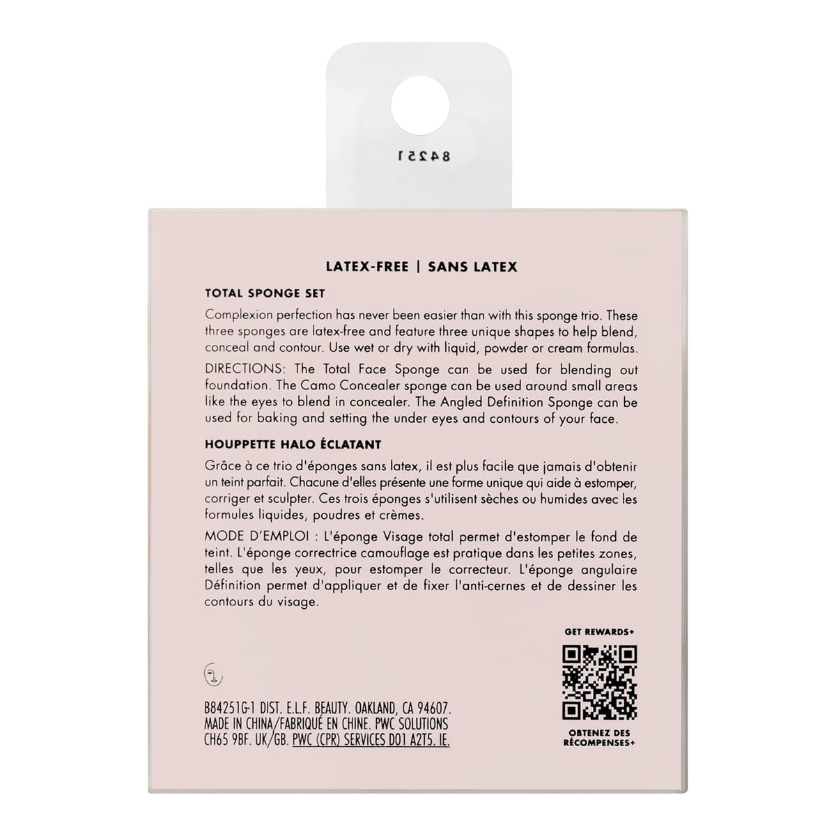 e.l.f. Total Sponge Set – Clean Beauty Self-Care Upgrade, Vegan and Allergy-Friendly Sponge Trio