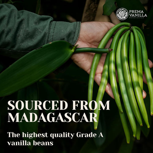 each pod weighs 4.5 g with 1.6–2% vanillin concentration