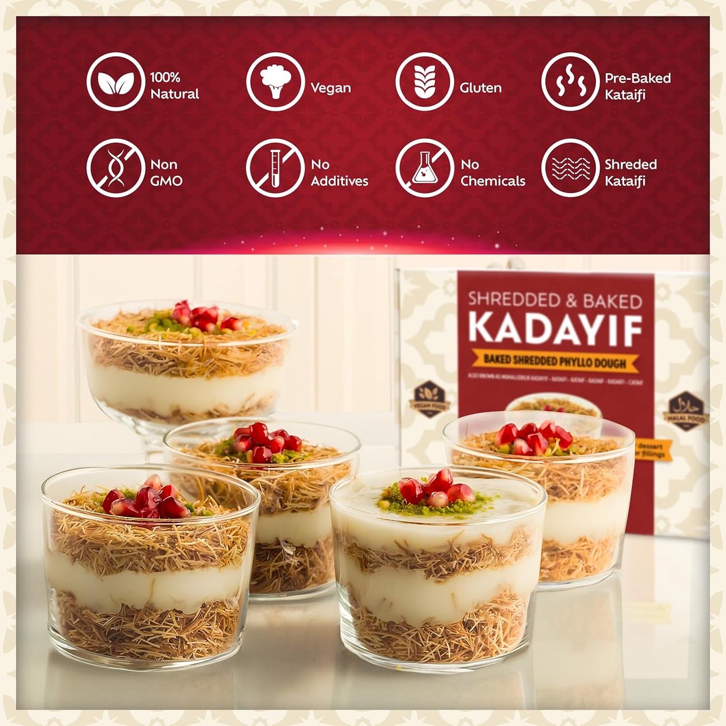 Eastanbul Ready-to-Use Kataifi – Three-Ingredient Halal Dough for Nourishing Family Pudding and Feel-Good Treats