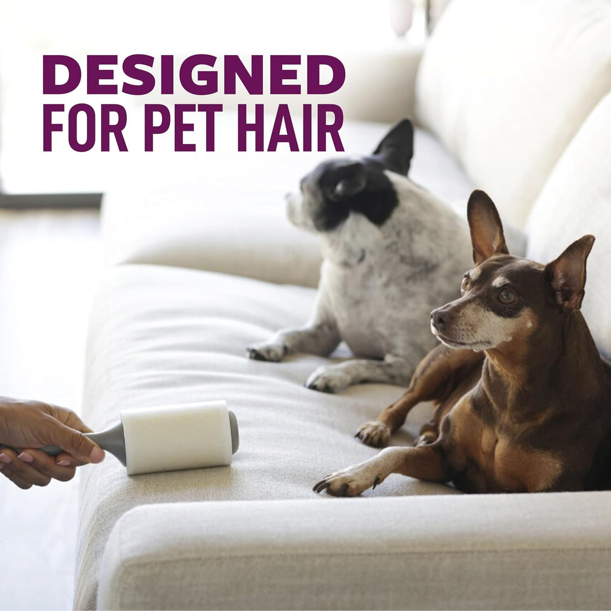 easy-tear perforated sheets that peel cleanly down to the last one
