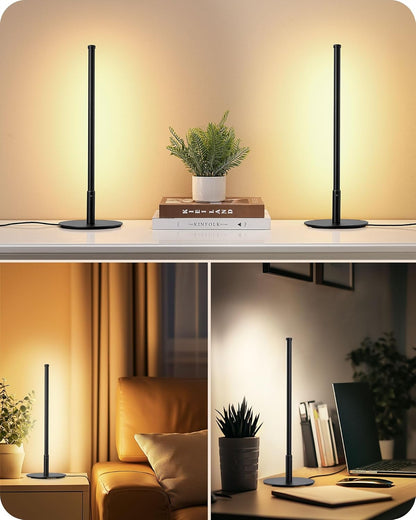 EDISHINE Silicone Shade Nightstand Lamp – Glare-Free Mood Light for Mindful Reading