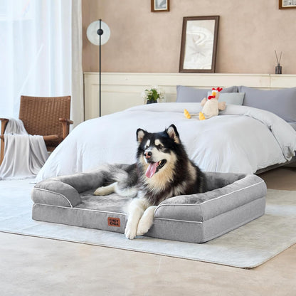 EHEYCIGA Washable Dog Bed with Removable Cover – Hygienic Orthopedic Couch for Post-Surgery Recovery
