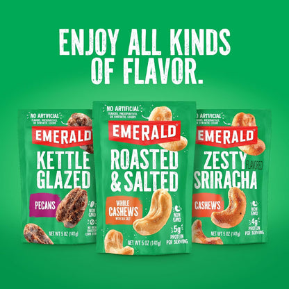 Emerald Nuts 18ct Mixed Nuts – Stocking Stuffer and Hostess Gift for Clean-Eating Households
