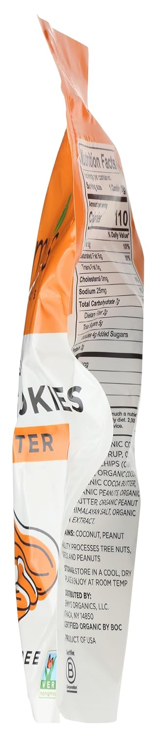 EMMYS Organic Peanut Butter Coconut Cookie, 6 OZ – Mid-Meeting Energy Bite for Professionals