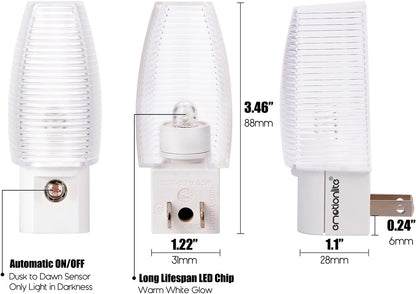 Emotionlite LED Nightlight – Understated Warm Glow for Intentional Living Spaces, 0.5W Set-and-Forget