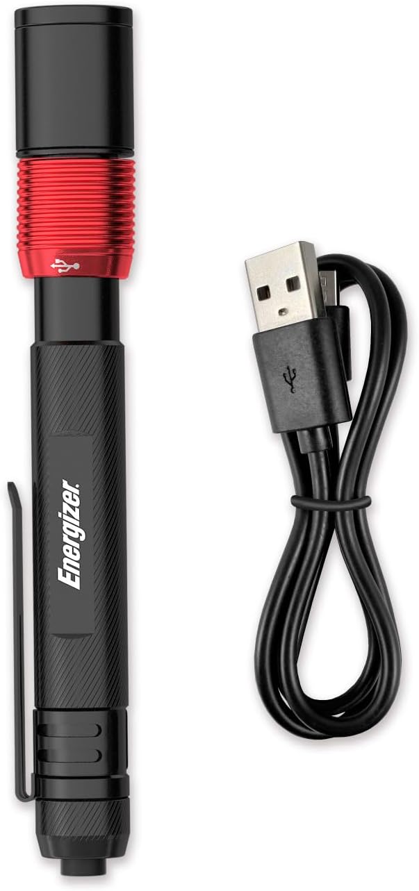 Energizer X400 Impact-Resistant Penlight for First Responders, Dependable Field Light for Search and Inspections