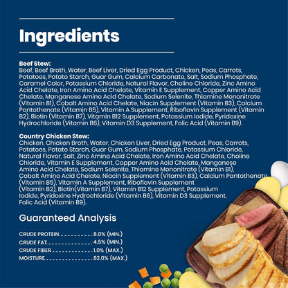 enhanced with vitamins, minerals, flaxseed, and chelated trace minerals for complete adult dog nutrition