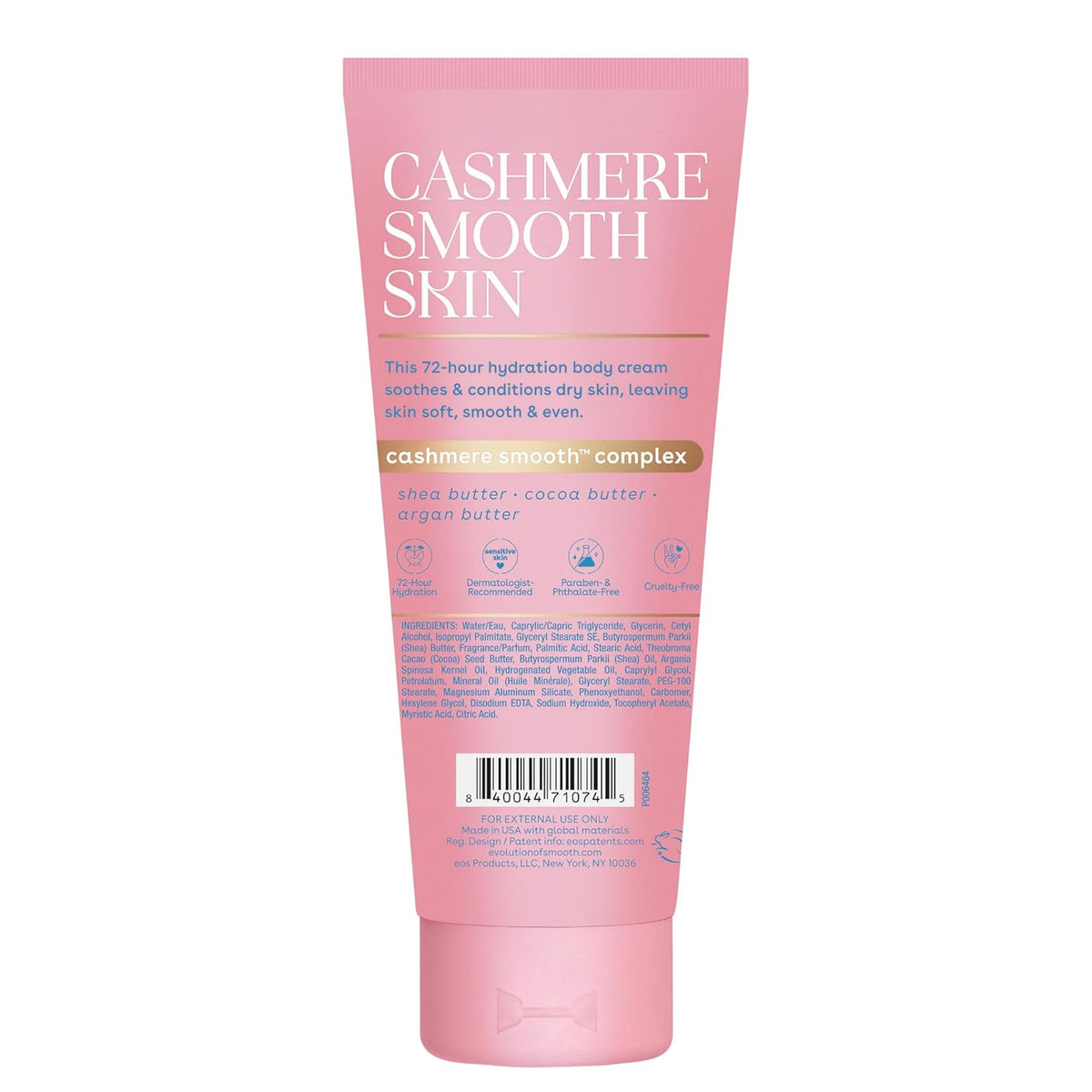 eos Cashmere Vanilla Post-Shave Cream – Bedtime Wind-Down Moisture Barrier Repair for Women, 7 fl oz