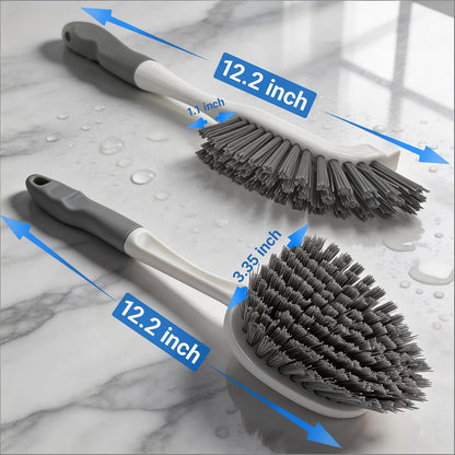 ergonomic grip with extended 12.9-inch handle to reduce bending and back strain