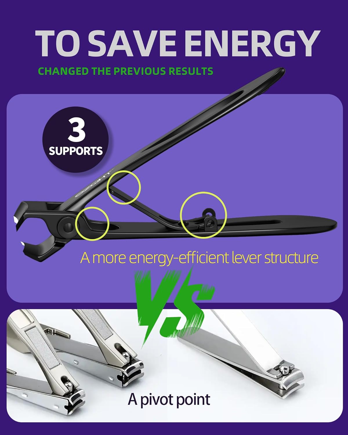 ergonomic non-slip grip design for safe, controlled cutting