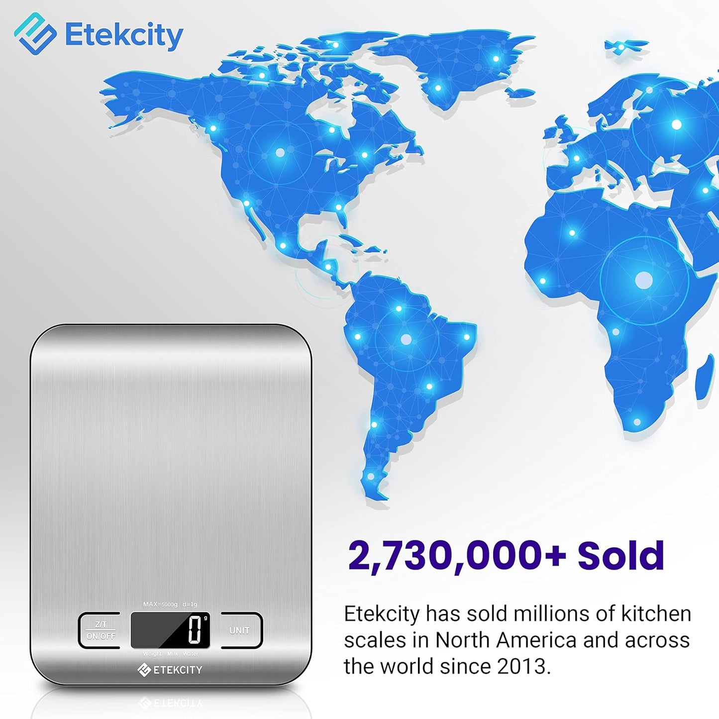 Etekcity Digital Kitchen Scale – Practical Birthday Gift for Her and New Homeowners