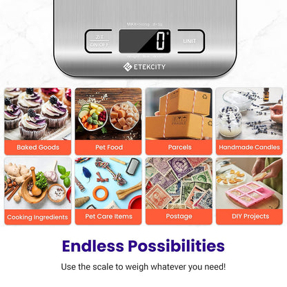 Etekcity Digital Kitchen Scale – Practical Birthday Gift for Her and New Homeowners