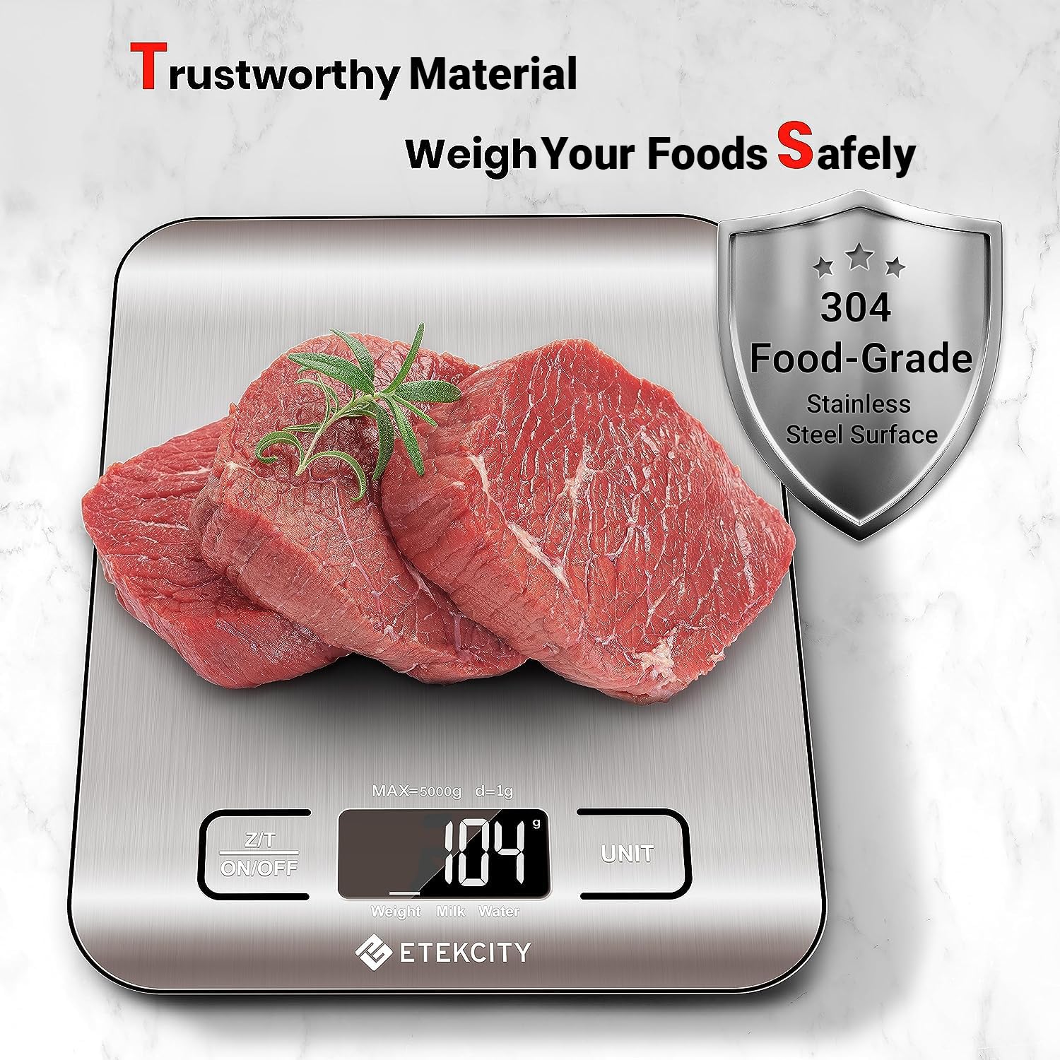 Etekcity Digital Kitchen Scale – Practical Birthday Gift for Her and New Homeowners