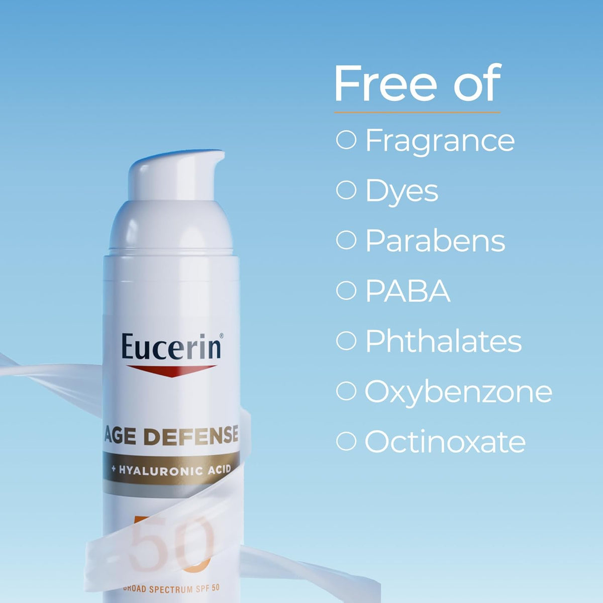 Eucerin Age Defense Face Lotion – Luxury Anti-Aging SPF in an Elegant Pump Dispenser