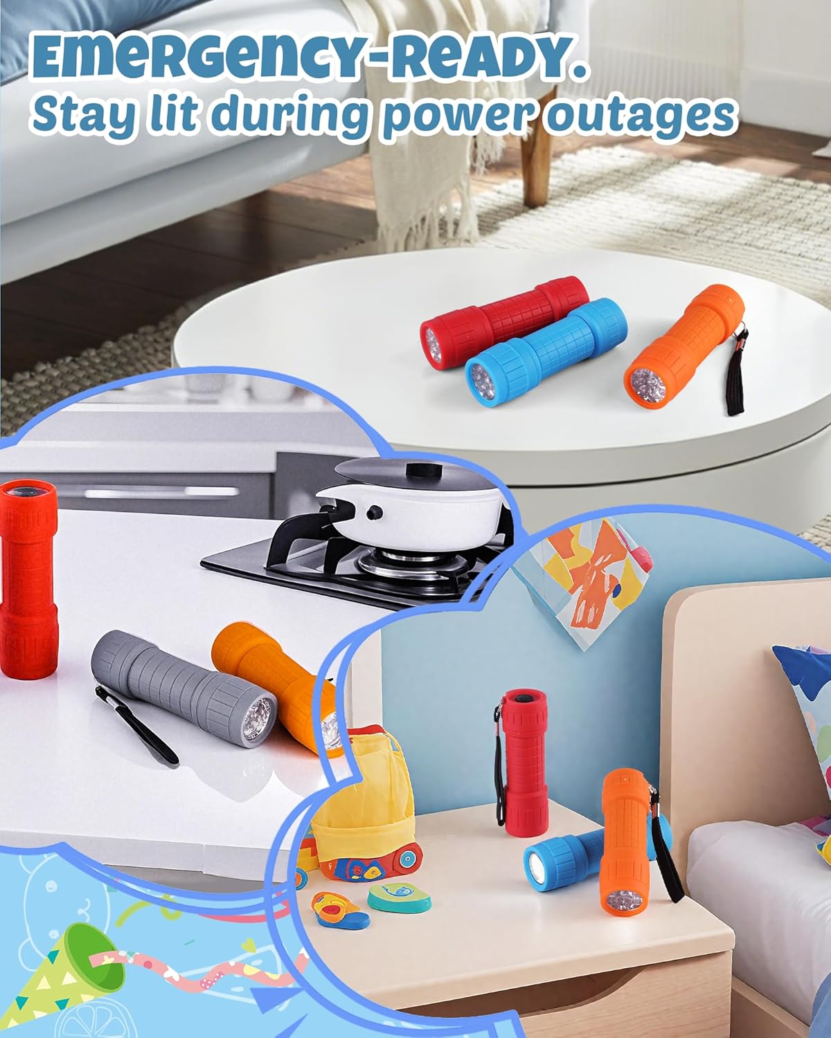 EverBrite 9-LED Flashlight Multi-Pack – Affordable Holiday Gift for Neighbors, Teachers, and Coworkers