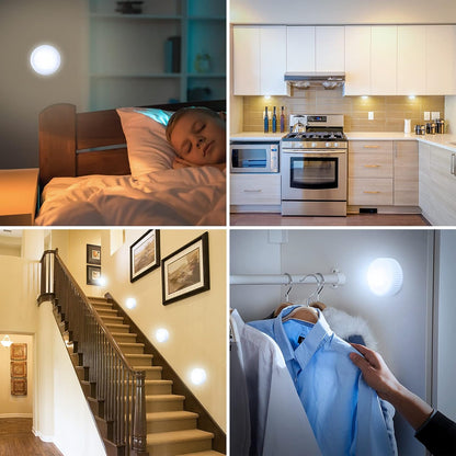 EverBrite Push Light – Simple Tool-Free Night Light for Capsule Wardrobes and Uncluttered Spaces