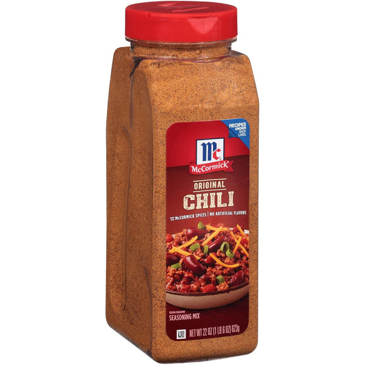 expertly pre-blended spice mix of chili pepper, paprika, cumin, onion, and garlic in powder form