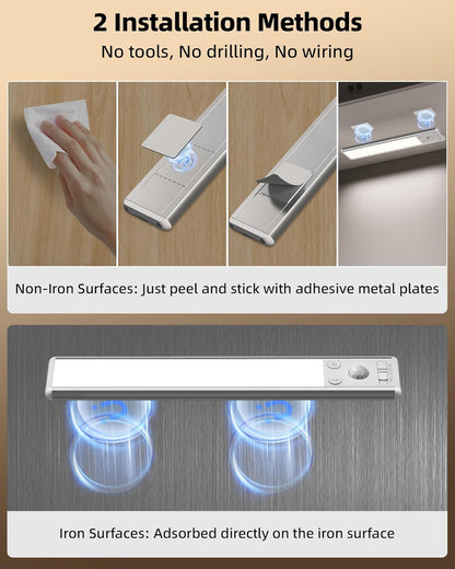 EZVALO Motion Light – Hardware-Free Setup for Renters, Three Color Temps in One Minimal Fixture