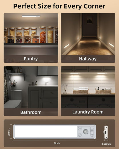 EZVALO Motion Light – Hardware-Free Setup for Renters, Three Color Temps in One Minimal Fixture