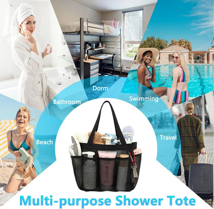 Fammart Outdoor Shower Tote – Hiking Cabin Toiletry Kit for Weekend Trail Trips