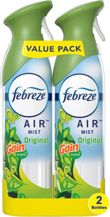 Febreze Air Mist Spray – Linen Scent 2-Pack Birthday Gift for Women Who Love a Fresh-Smelling Home