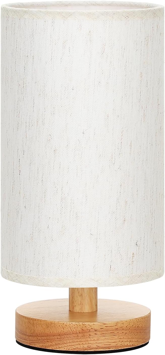 Fenmzee Decorative Accent Lamp for Living Room Side Table - Patterned Shade Lamp with 3000K Ambient Glow