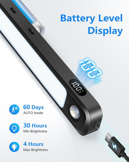 Ferswe Rechargeable Makeup Light – Anti-Glare 120-LED Bar for Bathroom Mirrors and Vanities
