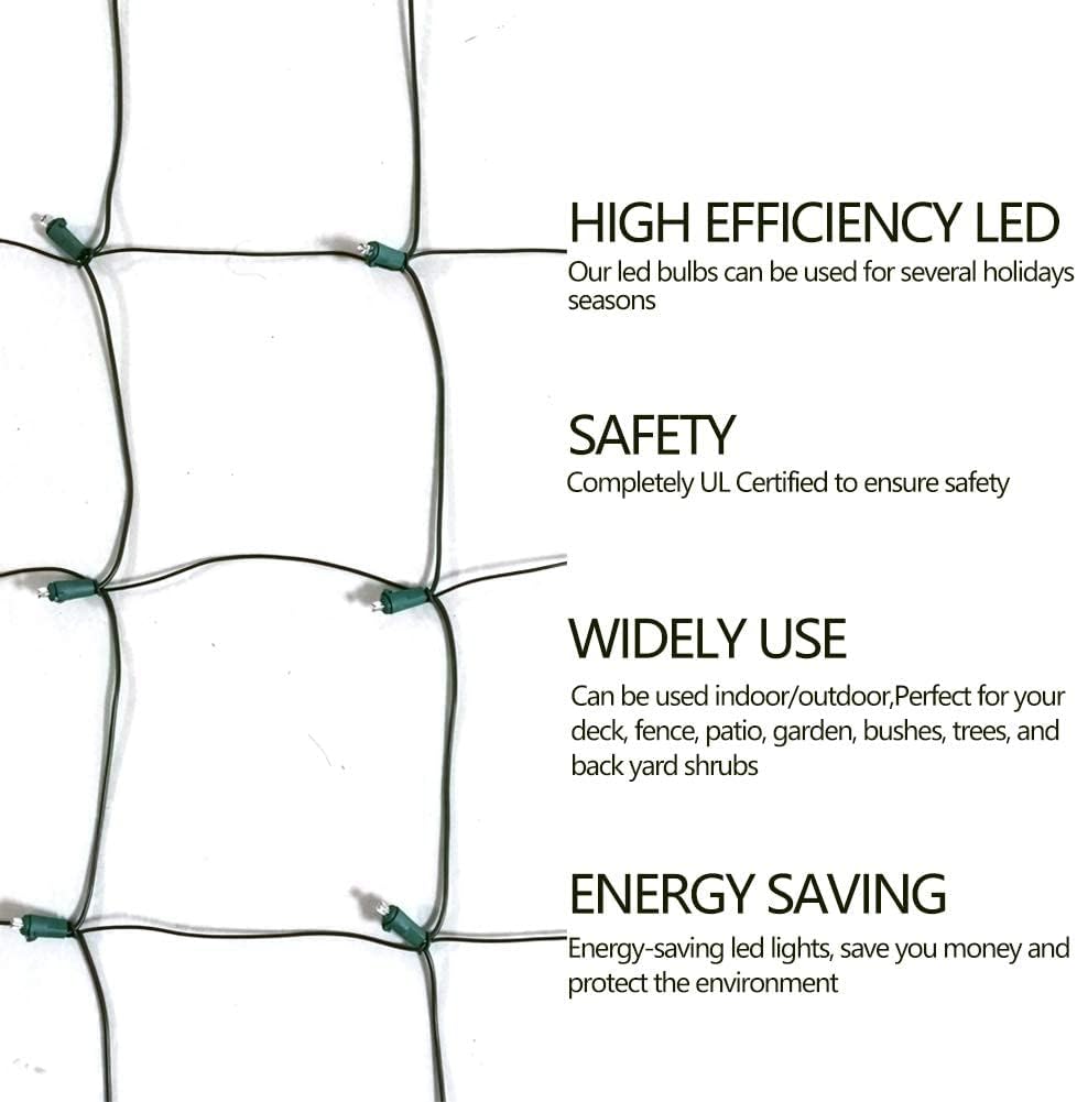 FestoonNET Pro – 11 Color Mesh Net Lights for Themed Holiday Interiors, from Warm White to Multicolor
