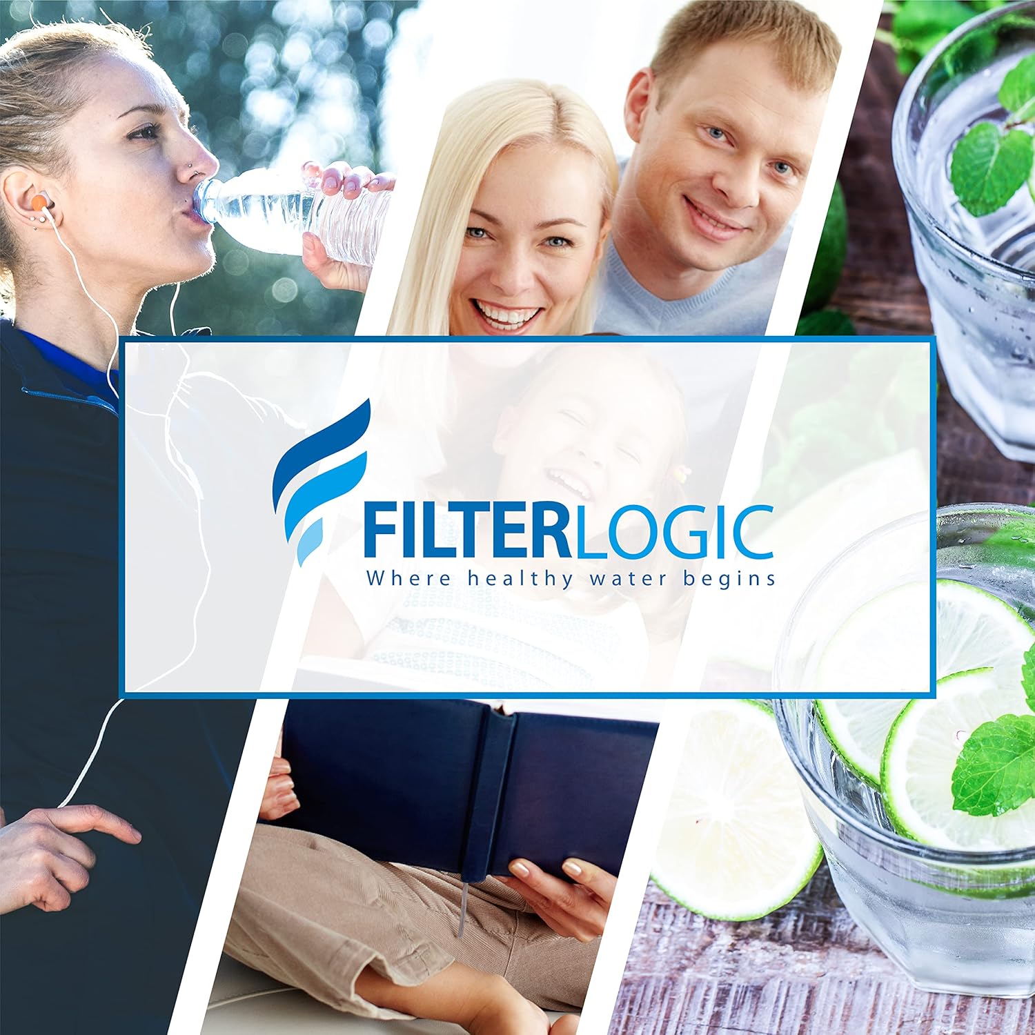 FilterLogic Bulk Pitcher Water Filter Pack Compatible with Brita Wave & Grand – Child-Friendly Hydration Solution