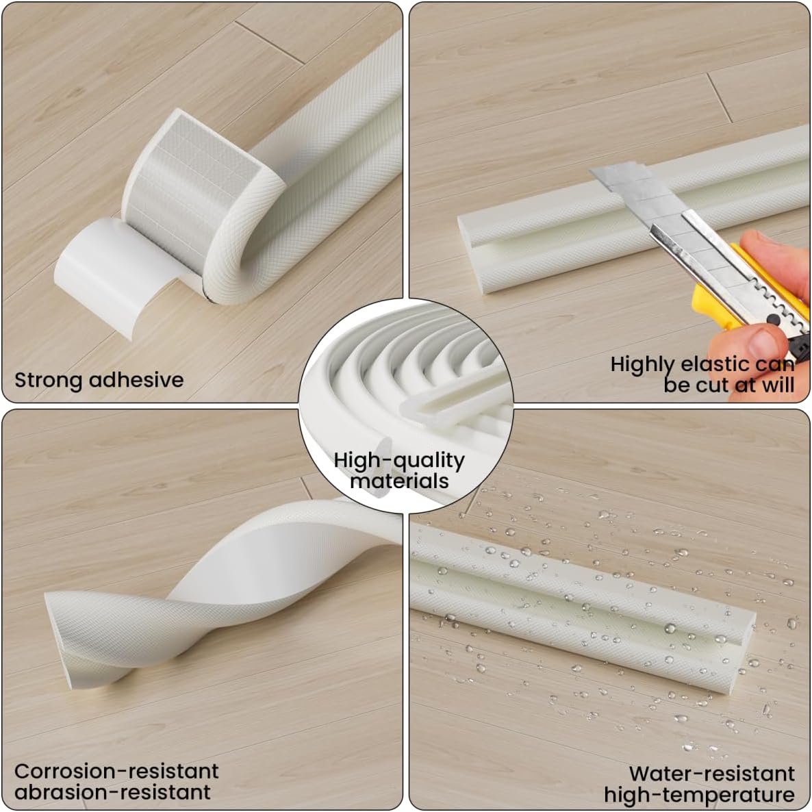 fits gaps from 2.5mm to 7mm (0.1" to 0.27")