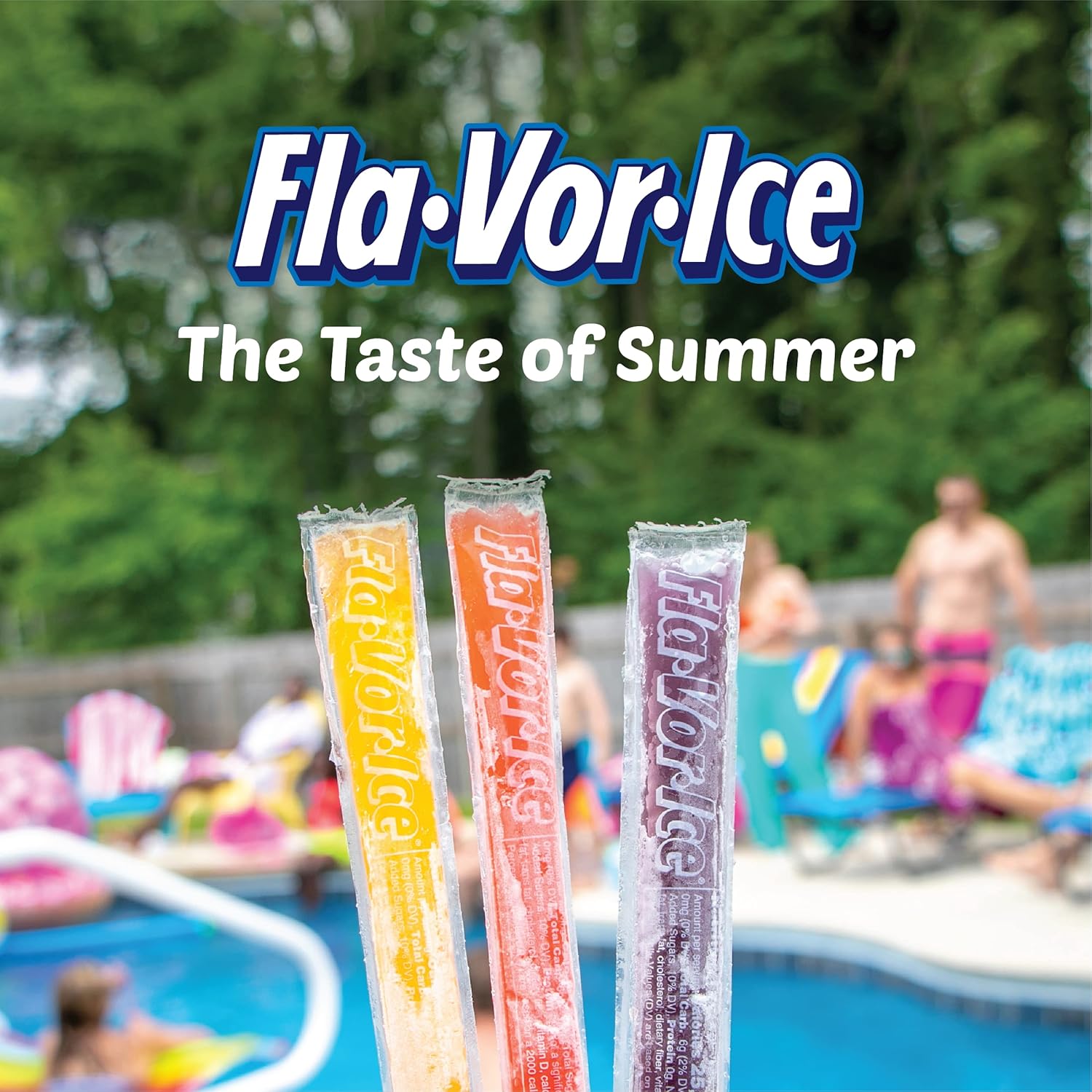 Fla-Vor-Ice Variety Pack – Parent-Approved Freezer Pop for Kids' Lunchboxes and Classroom Parties, 100 Count of 6 Flavors