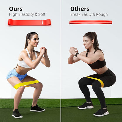 flat loop and mini loop bands with non-slip strap design