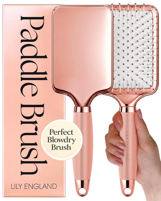 flexible bristles that glide through knots and massage the scalp