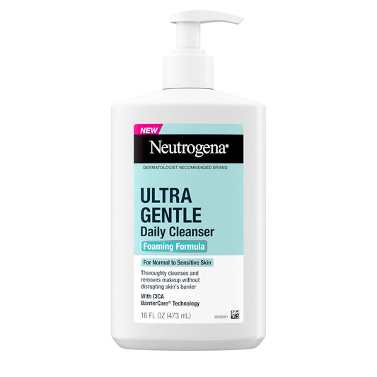 foaming lather formula that lifts oil, dirt, and makeup while rinsing clean