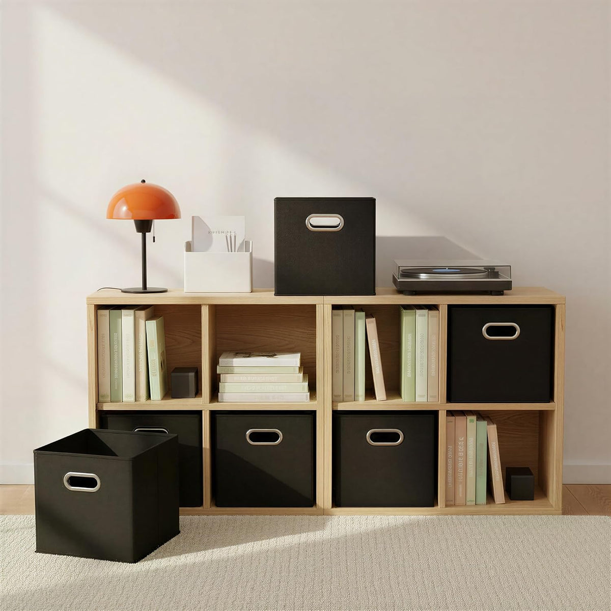foldable construction for compact self-storage when not in use