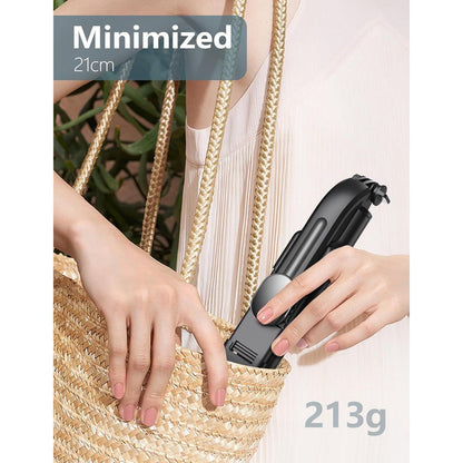 foldable stainless steel body collapsing to 8.3 inches at 0.47 lbs for travel