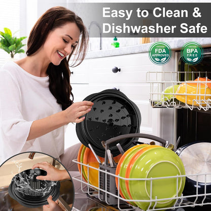 food-grade bpa-free plastic rated heat resistant up to 356°f (dishwasher safe)