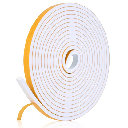 Fowong Weatherproofing Foam Seal – Effortless Draft and Noise Solution for Minimalist Homes, 16ft Clean-Lined Tape