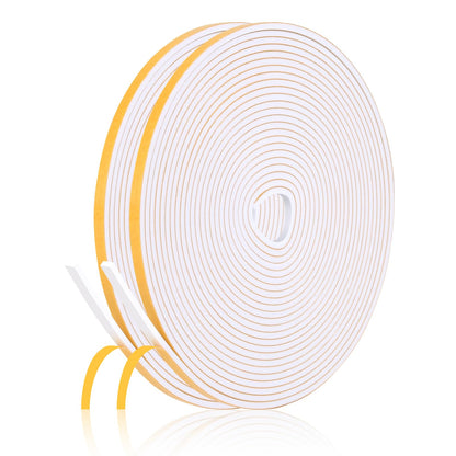 Fowong Weatherproofing Foam Seal – Effortless Draft and Noise Solution for Minimalist Homes, 16ft Clean-Lined Tape