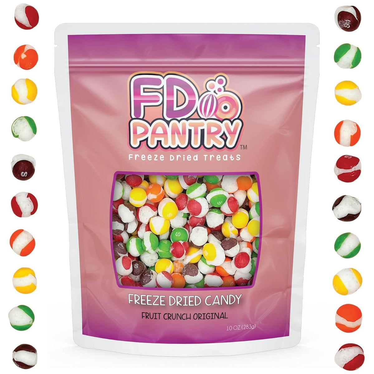 Freeze Dried Fruit Flavored Candy 16oz Pouch – Playdate Party Snack and Birthday Goody Bag Stuffer for Kids